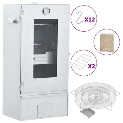 BBQ-rookoven met koude rookgenerator gegalvaniseerd staal