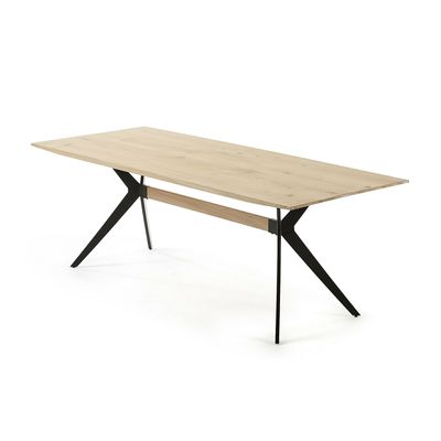 Kave Home Eettafel 'Amethist' 160 x 90cm, kleur Licht Eiken