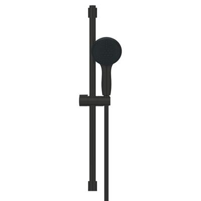 GROHE Tempesta 110 Glijstangset - 60cm - ronde handdouche - 2 straalsoorten - gladde doucheslang - mat zwart 269152433