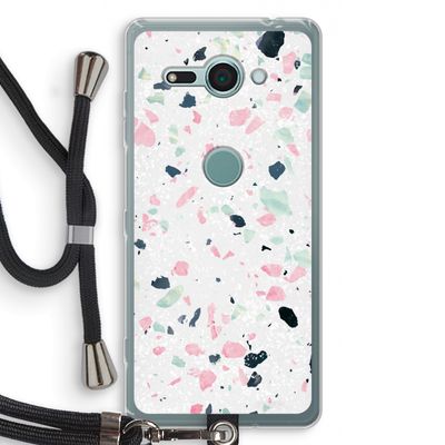 Terrazzo N°3: Sony Xperia XZ2 Compact Transparant Hoesje met koord