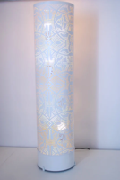 Vloerlamp Ameera wit/goud in 3 maten