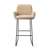 Jesper Home Misaki barkruk H75 Funky Fudgeslide black