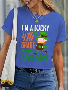 Lilicloth X Jessanjony I'm A Lucky 4th Grade Teacher Women's T-Shirt