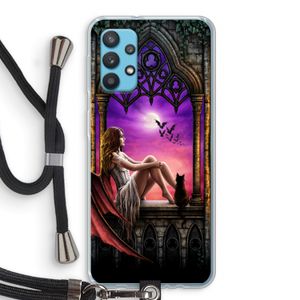 Kinderen van de nacht: Samsung Galaxy A32 4G Transparant Hoesje met koord