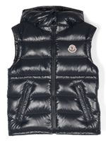 Moncler Enfant gilet matelassé Ghany - Bleu - thumbnail