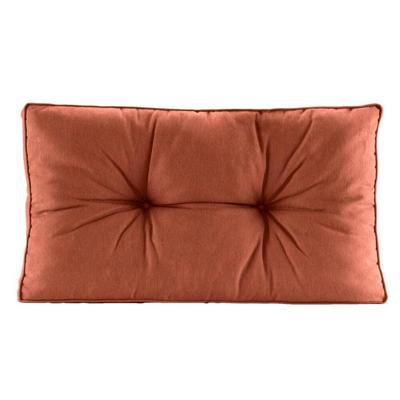 Leen Bakker - Loungekussen Florence Rug - Terracotta - 60x43 Cm - Stof - Bruin