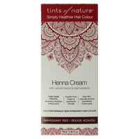 Tints Of Nature Henna cream mahogany red semi permanent 70 Milliliter
