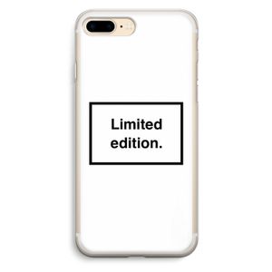 Limited edition: iPhone 7 Plus Transparant Hoesje
