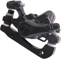 Promax remklauw mechanisch voor remschijf 180 mm voor / 160 mm achter pm / is