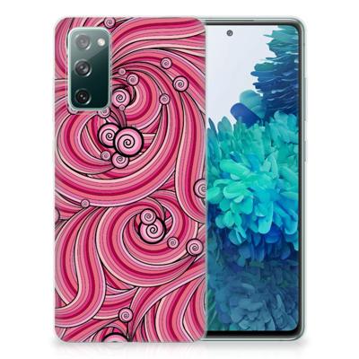 Samsung Galaxy S20 FE | Hoesje maken | Swirl Pink