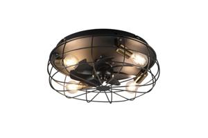 Trio PlafondventilatorTrondheim zwart - R61095032