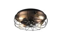 Trio PlafondventilatorTrondheim zwart - R61095032