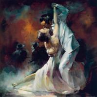 Kunstdruk Willem Haenraets - Tango Argentino I 70x70cm