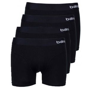 Apollo Bamboe boxershorts 4-pack zwart