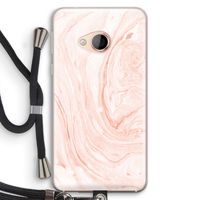 Peach bath: HTC U Play Transparant Hoesje met koord