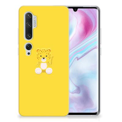Xiaomi Mi Note 10 Pro Telefoonhoesje met Naam Baby Leopard Xiaomi Mi Note 10 Pro Telefoonhoesje met Naam Baby Leopard