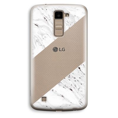 Biggest stripe: LG K10 (2016) Transparant Hoesje