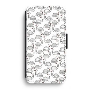 Zwanen: iPhone XR Flip Hoesje