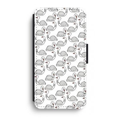 Zwanen: iPhone XR Flip Hoesje