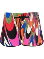 PUCCI short imprimé à lien de resserrage - Bleu