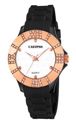 Horlogeband Calypso K5649-6 Rubber Zwart