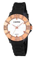 Horlogeband Calypso K5649-6 Rubber Zwart