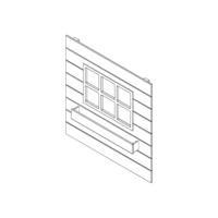 Lifetime raampaneel voor lake house b: 100 cm