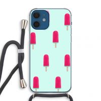 Waterijsje: iPhone 12 mini Transparant Hoesje met koord