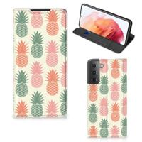 Samsung Galaxy S21 | Flip Style Cover | Ananas