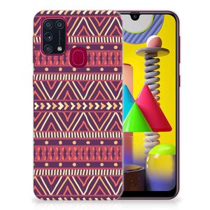 Samsung Galaxy M31 TPU bumper Aztec Paars