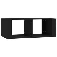 The Living Store Salontafel - Modern Living - Koffietafels - 100 x 50 x 36 cm - Zwart