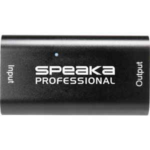 SpeaKa Professional SP-6706948 audio/video extender AV-repeater Zwart