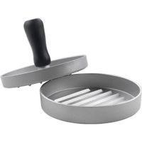 Metaltex Kitchen Helpers Hamburgerpers 11.5 cm Staal/Zwart