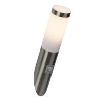 Brilliant RVS muurlampChorus met sensor - 43697/82