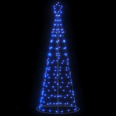 VidaXL Led-kerstboom 200 leds 182 cm blauw