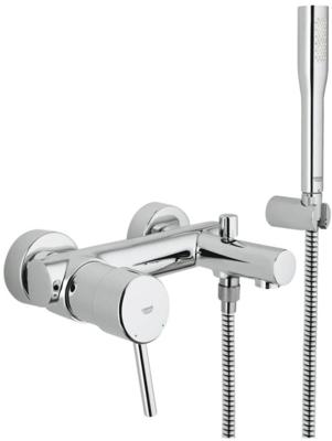 Grohe Concetto badkraan met doucheset Chroom