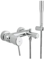 Grohe Concetto badkraan met doucheset Chroom