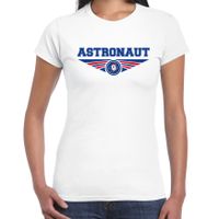 Astronaut t-shirt wit dames - Beroepen shirt
