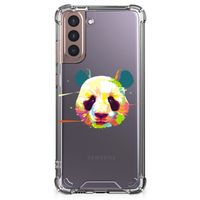 Samsung Galaxy S21 Plus Stevig Bumper Hoesje Panda Color