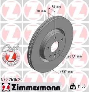 Remschijf Coat Z 430261620