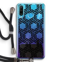 Geometrisch patroon: Huawei P30 Lite Transparant Hoesje met koord