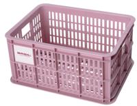 Basil fietskrat s - klein - 17.5 liter - roze