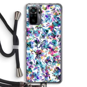 Hibiscus Flowers: Xiaomi Redmi Note 10 Pro Transparant Hoesje met koord