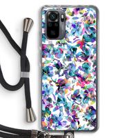 Hibiscus Flowers: Xiaomi Redmi Note 10 Pro Transparant Hoesje met koord