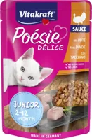 Vitakraft Poésie Délice Junior kalkoen in saus 85g