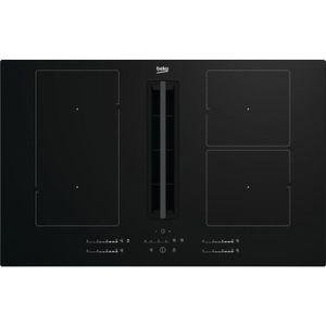 Beko HIXI84700UF Inductie kookplaat met afzuiging Zwart