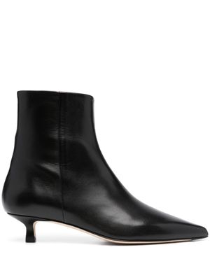 Aeyde bottines à bout pointu 50 mm - Noir