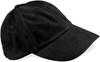 Beechfield CB57 Low Profile Heavy Brushed Cotton Cap - Black - One Size