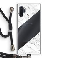 Biggest stripe: Samsung Galaxy Note 10 Plus Transparant Hoesje met koord