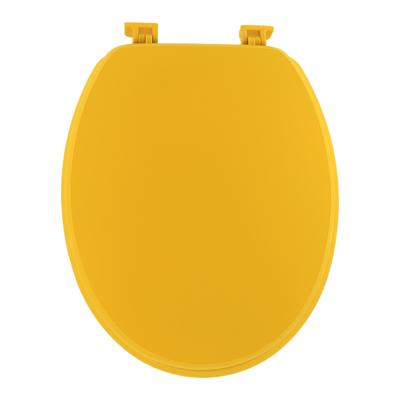 Tendance Toiletbril Breeze - geel - MDF hout - universeel - standaard wc bril